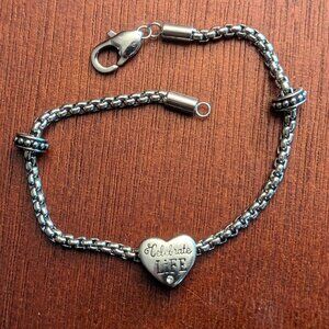 Hallmark silver-tone bracelet chain